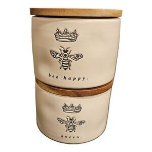 RAE DUNN‎ Crown Icon Bee Stackable Cellars